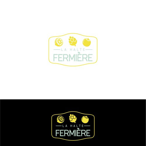 logo for la halte fermiere