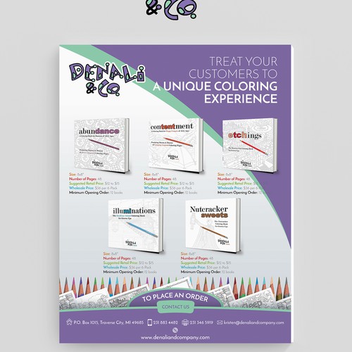 Coloring Books Flyer Design
