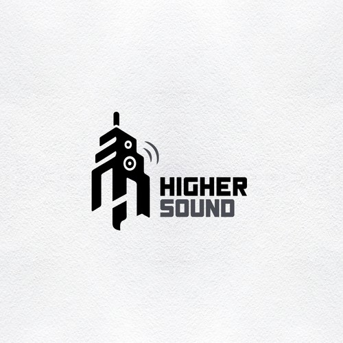Logo for a music company