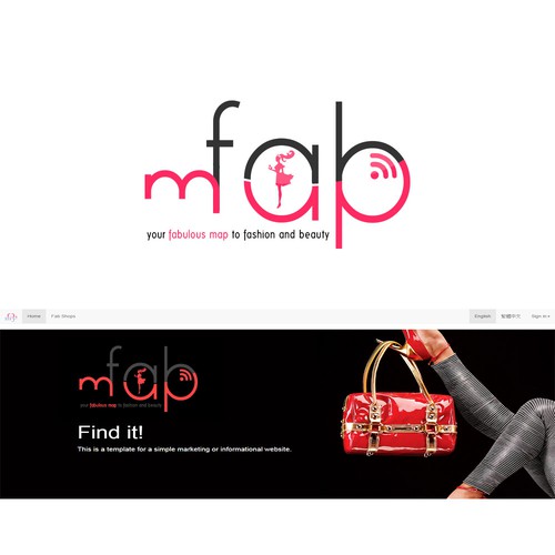 Logo for online fashion and beauty directory