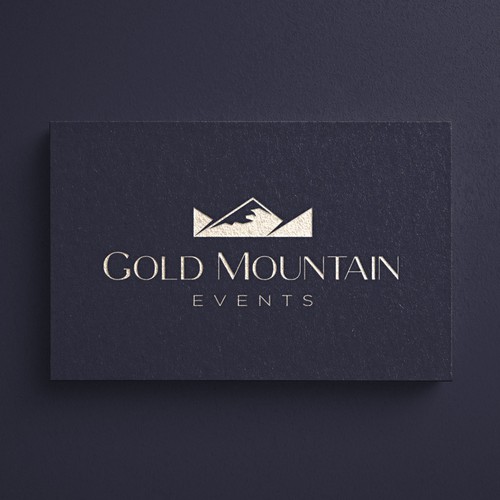 Clean classic luxury logo for event agency