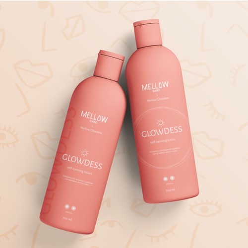 Packaging design for self-tanning lotion