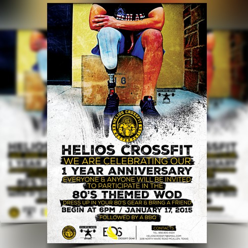 Helios CrossFit 1 Year Anniversary Community WOD