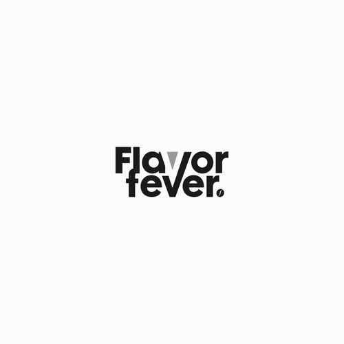 Logo concept for FlavorFever, a company that preparing a coffee brand, selling coffee bean, drip coffee bag and cold brew coffee bag.