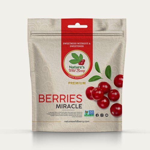 Simple - Premium Design for Miracle Berry Packet