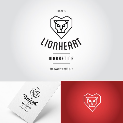 Lion Heart  - Logo Design
