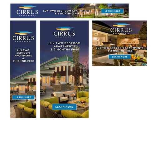 Cirrus Ad Banner set