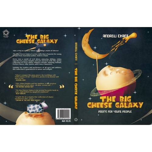Book Cover Art for The Big Cheese Galaxy, by Andrew Chant