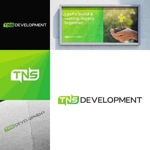 TNS Development logo design concept