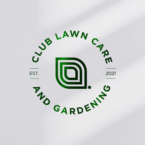 Logo Design for Club Lawn Care and Gardening