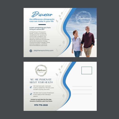 Mailer for chiropractic office