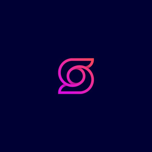 Modern S logo design