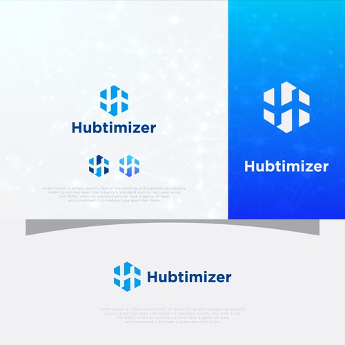 hubtimizer logo concept