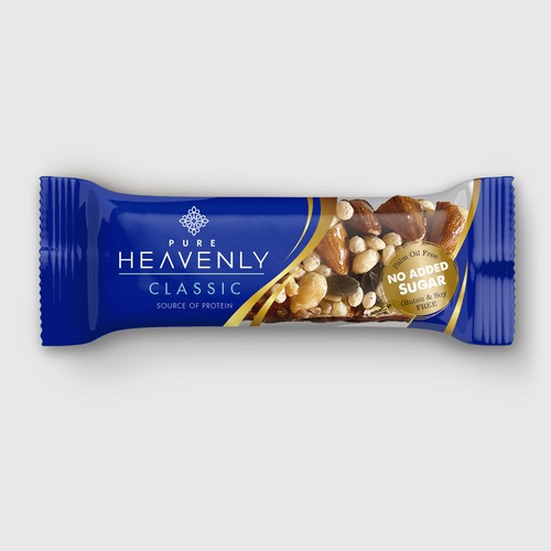HEAVENLY nut bar package