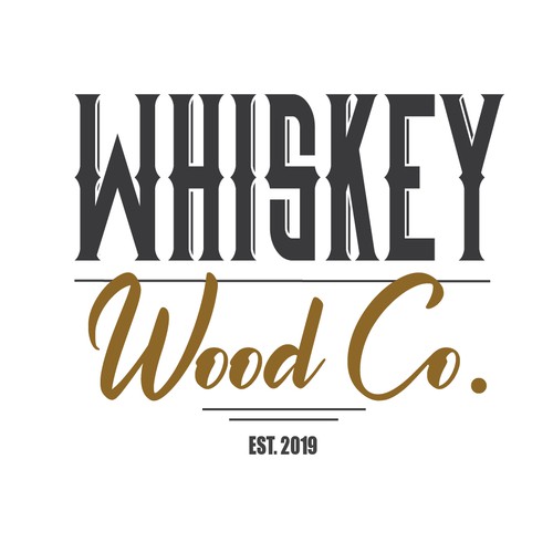 Second logo for Whiskey Wood Co.