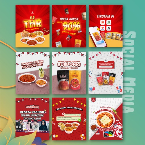 Koreakeun Social media Design 