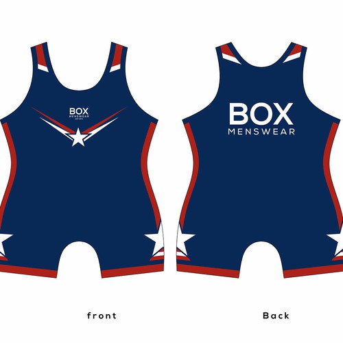 wrestling jersey design for Box menwear