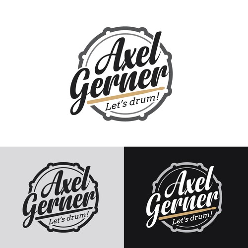 A Logo For a Professional Drummer
