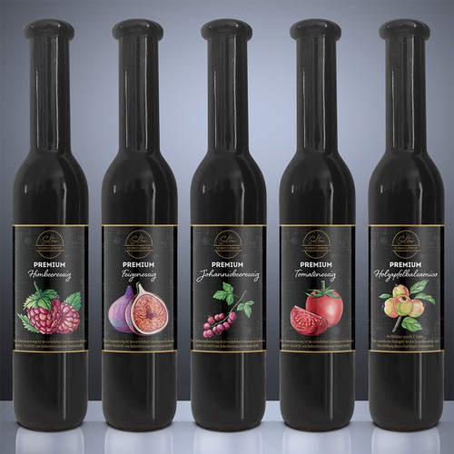 5 ARTISAN VINEGAR LABELS