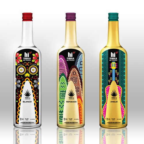 Tequila labels design