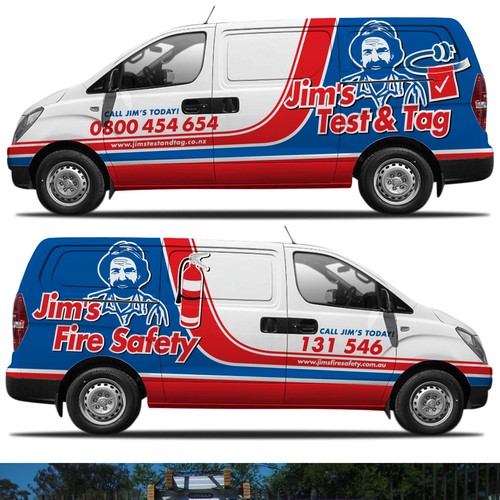 Jim's Test & Tag/Fire Safety Hyundai iLoad Van Wrap