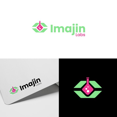 Imajin Labs logo Design