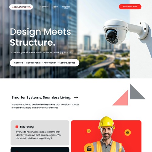 Landing page Design