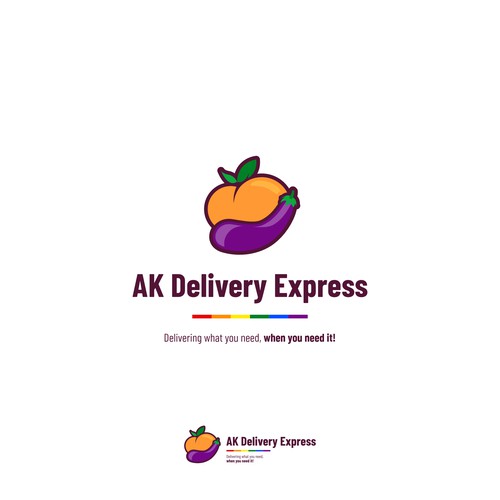 AK Delivery Express Logo Design
