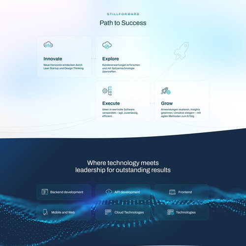 Cloud Technologies Website Design