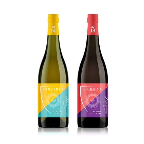 Blason Louis wine label