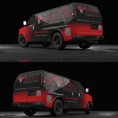 Van Wrap for Seward commercial floors