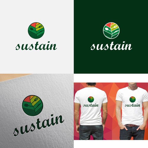 Bold logo concept for Sustain