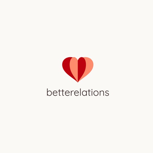 Bold and intimate logo concept for relationship-themed podcast