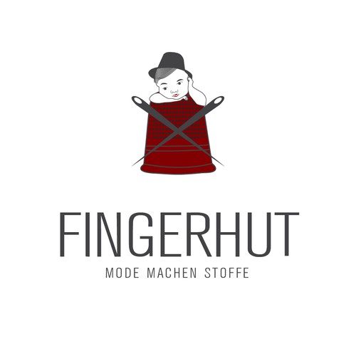 Logoentwurf für eine Schneiderin