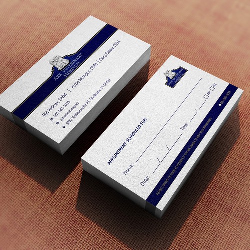 Business Card for Veterinary Hospital