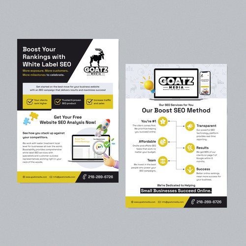 Goatz Media Flyer