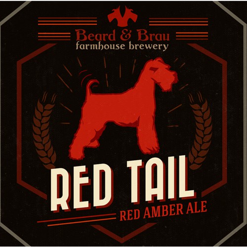 New Craft Beer Label - Red Tail