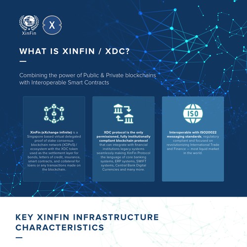 Infographic for Xinfin