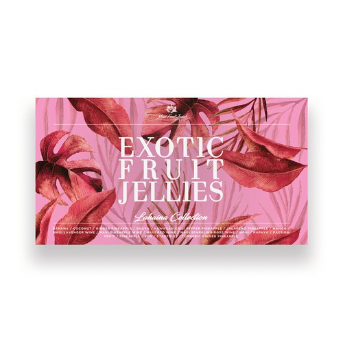 Design for fruit jellies box