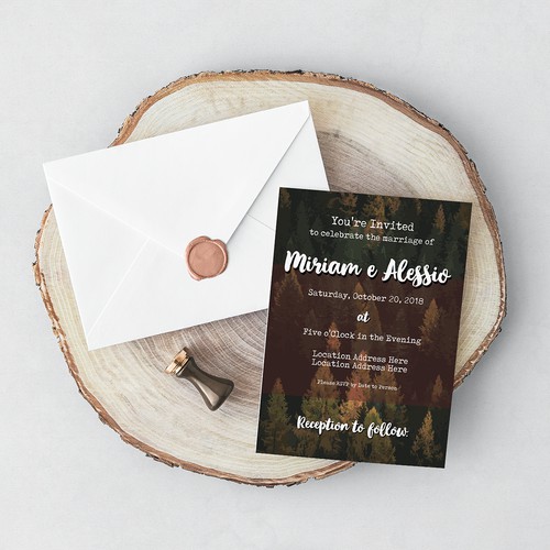 Wedding Invitation Concept 