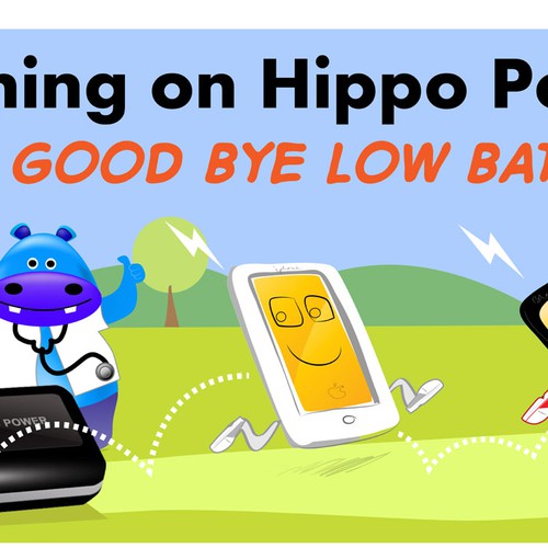 help us with new billboard design for HIPPO POWER