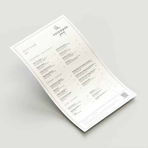 Restaurant Menu design