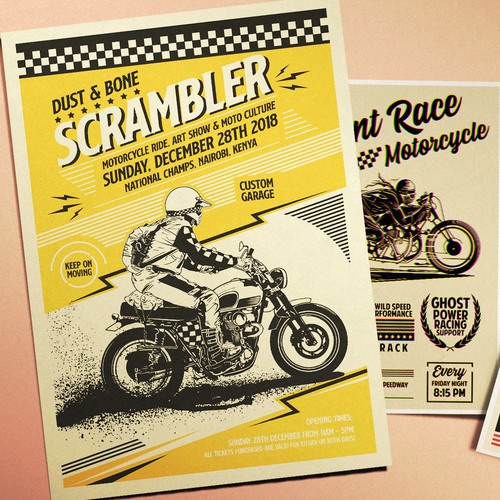 Vintage Style Flyer Design