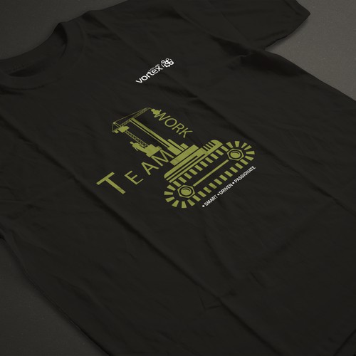 Vortex corporate T-shirt design