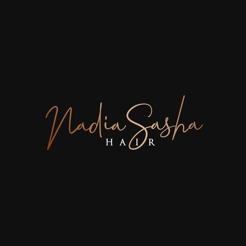 Logo concept for "Nadia Sasha Hair"