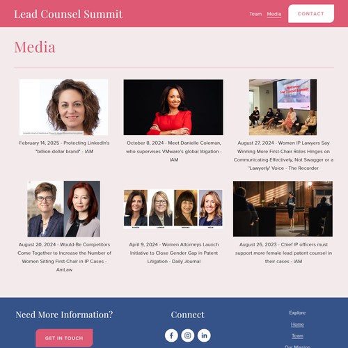 Lead Counsel Summit