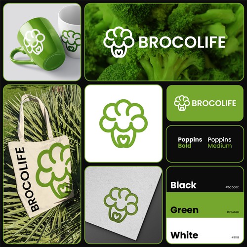 Brocolife | Logo & Visual Identity