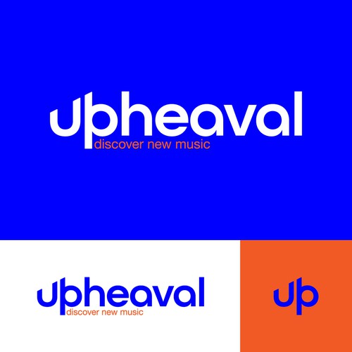 Wordmark logo design for Upheaval