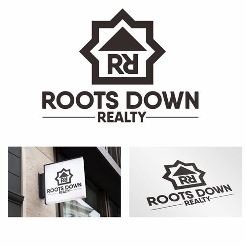 Bold Modern Real Estate Logo