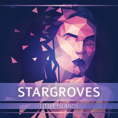 Low poly art album cover